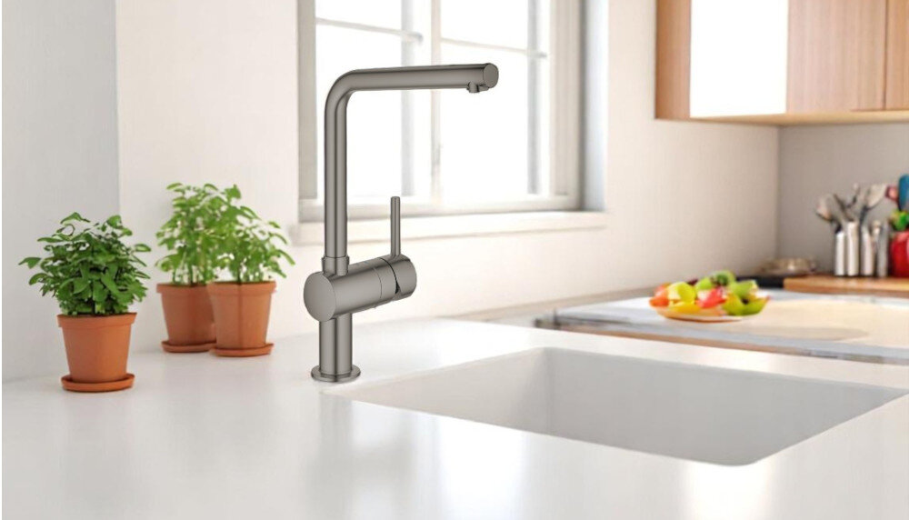 Bateria GROHE Minta 31375AL0 obrotowa wylewka wygoda płynna praca ceramiczna głowica kolory Zasięg wylewka Wymiary Wysokość