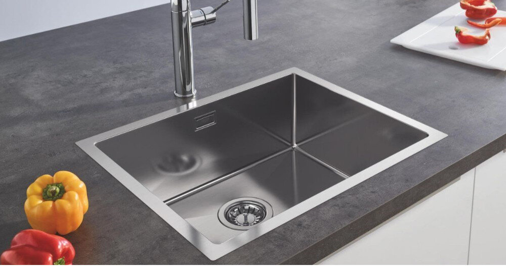 ZLEWOZMYWAK GROHE K700 55X45 CM 31726SD0 STALOWY lifestyle odporny na wysokie temperatury Powierzchnia stal nierdzewna praktyczne bezpieczne rozwiązanie gorące naczynia