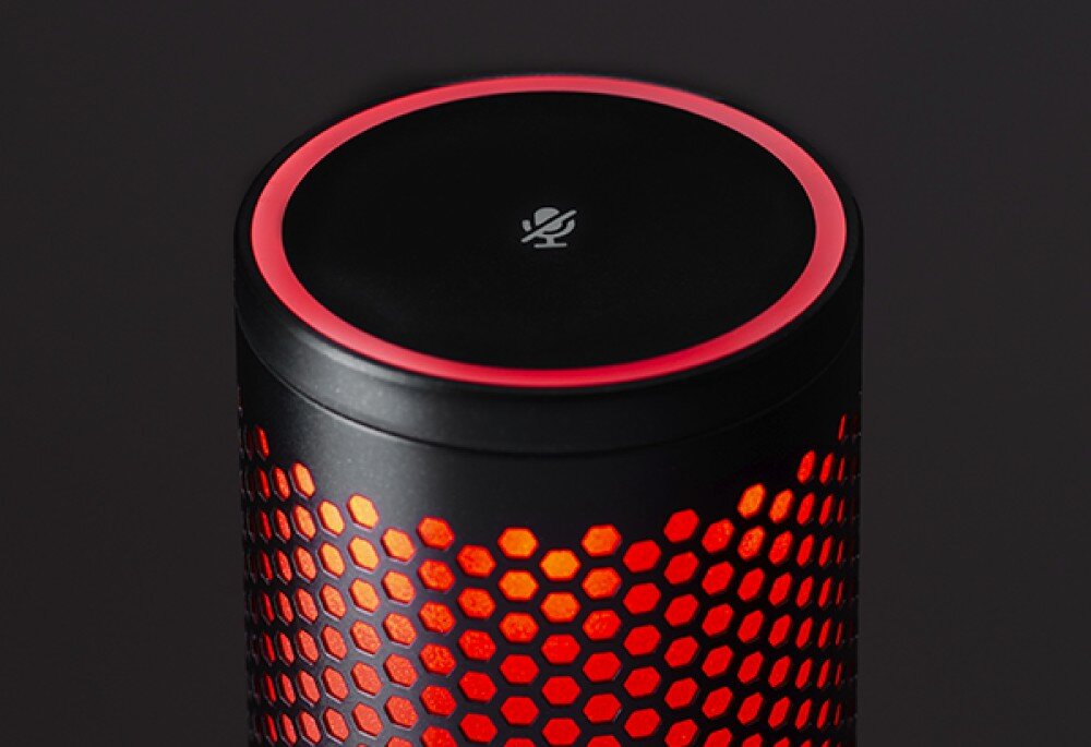 Mikrofon HYPERX QuadCast 2 wskaźnik LED personalizacja działanie