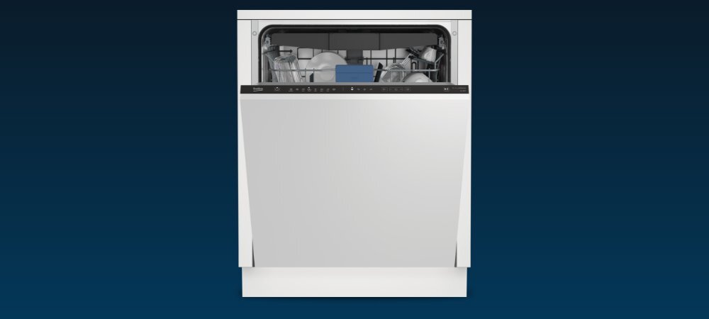 ZMYWARKA BEKO BDIN38520Q 8 programów różne typy naczyń dopasowanie cyklu zużycie 9 5 l wody oszczędne zmywanie efektywne mycie szuflada na sztućce więcej miejsca dolny kosz traywash mycie blach bez szorowania stal nierdzewna trwałe dno higiena długa żywotność ledspot sygnalizacja pracy wygoda komfort