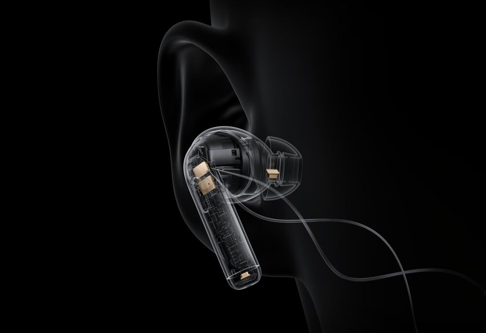 Słuchawki dokanałowe ONEPLUS Buds Pro 3 ANC rozmowy AI mikrofony sluchawka czujnik przewodnictwo kostne