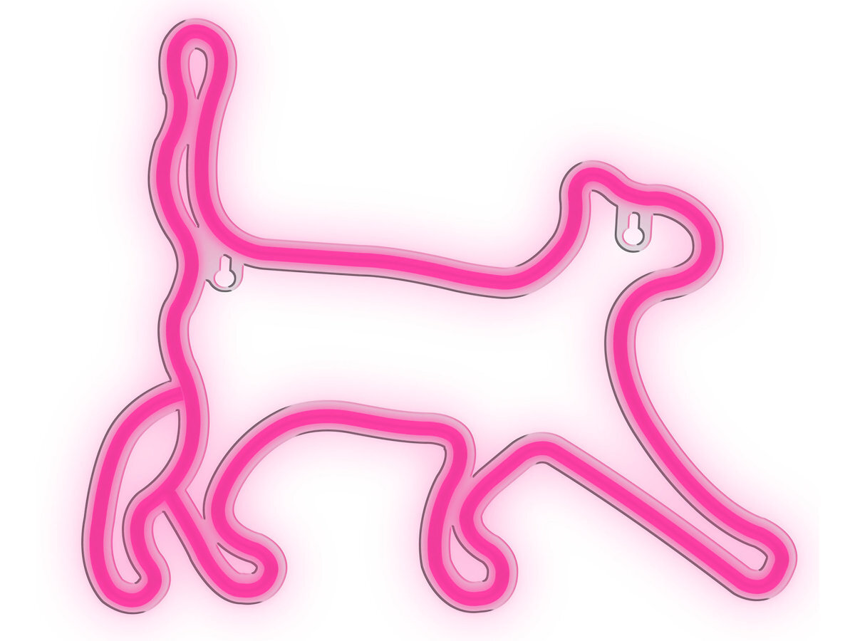 Neon LED MANTA Kot zasilania przez USB Manta komputera, powerbanku ładowarki tradycyjnych gniazdek