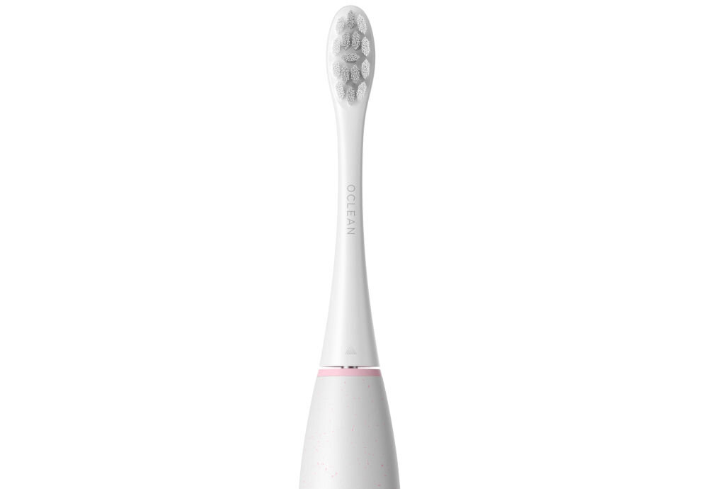 Szczoteczka soniczna OCLEAN X Lite Szary główka szczoteczki drobne włókna skuteczne czyszczenie lepsze rozwiązanie świeży oddech zdrowy uśmiech