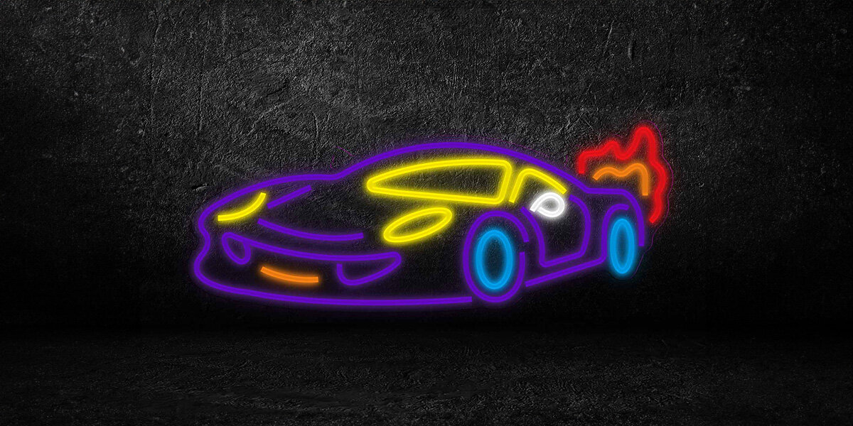 Neon LED MANTA Samochod