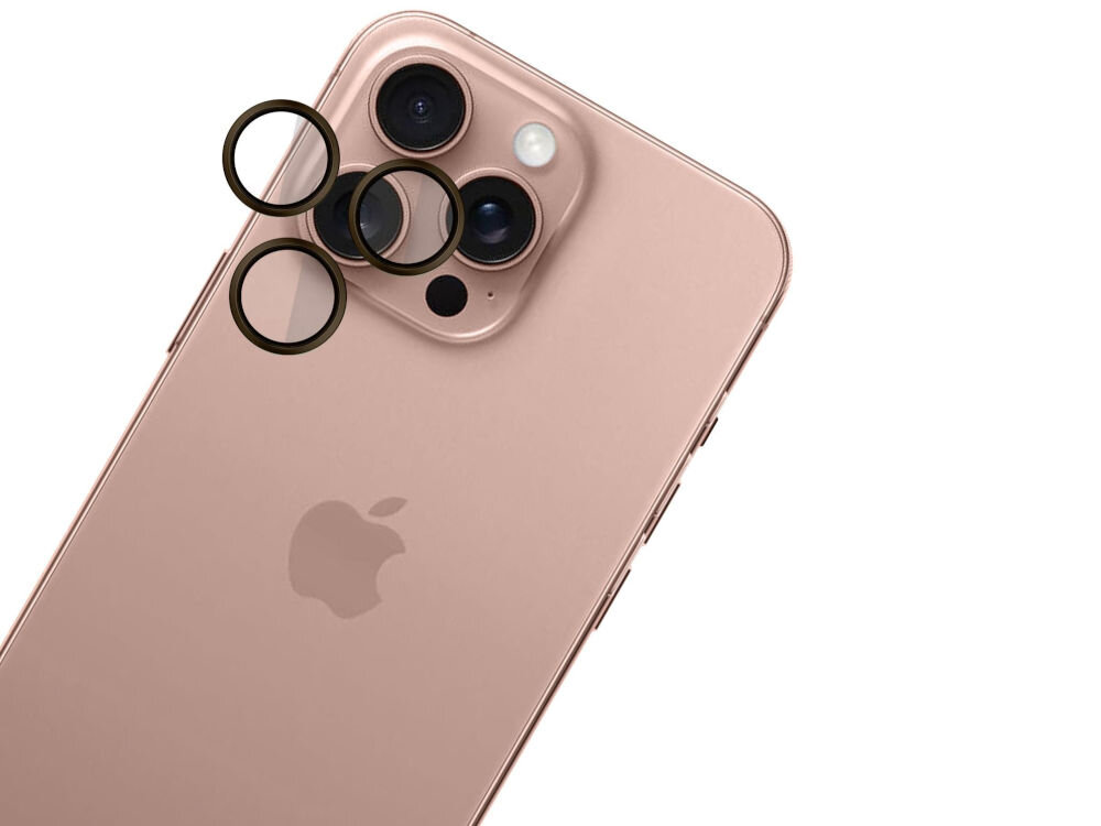 Szkło hartowane na obiektyw 3MK Lens Protection Pro do Apple iPhone 16 Pro / 16 Pro Max 
					wysoki współczynnik twardości 9H wysoka trwałość gładkie transparentne solidna ochrona brak konieczności częstej wymiany osłony na aparat