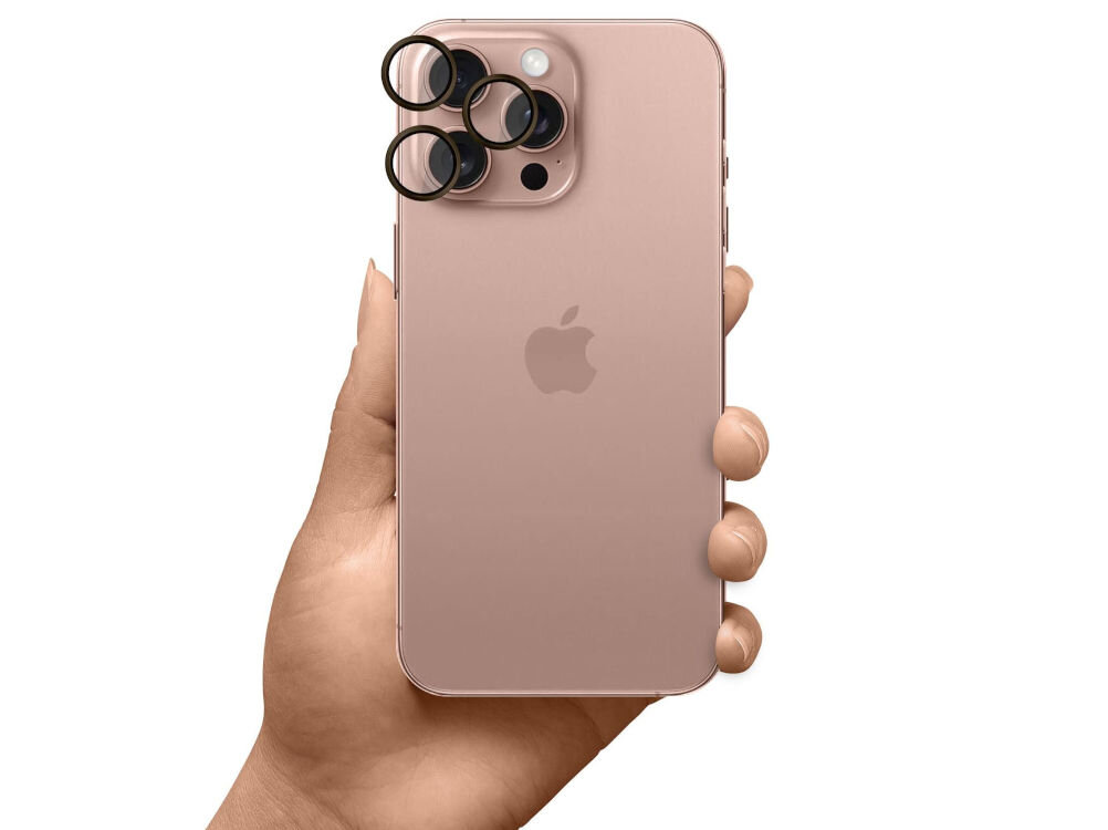 Szkło hartowane na obiektyw 
					3MK Lens Protection Pro do Apple iPhone 16 Pro / 16 Pro Max 
					specjalna ramka montażowa dopasowana do konkretnego modelu iPhone'a Samsunga Galaxy ramka szybka instalacja bezproblemowy demontaż 
					niewielkie wycięcia