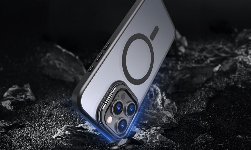 TECH-PROTECT MagStand MagSafe Transparentna konstrukcja naturalny design smartfona wysokiej jakości materiały