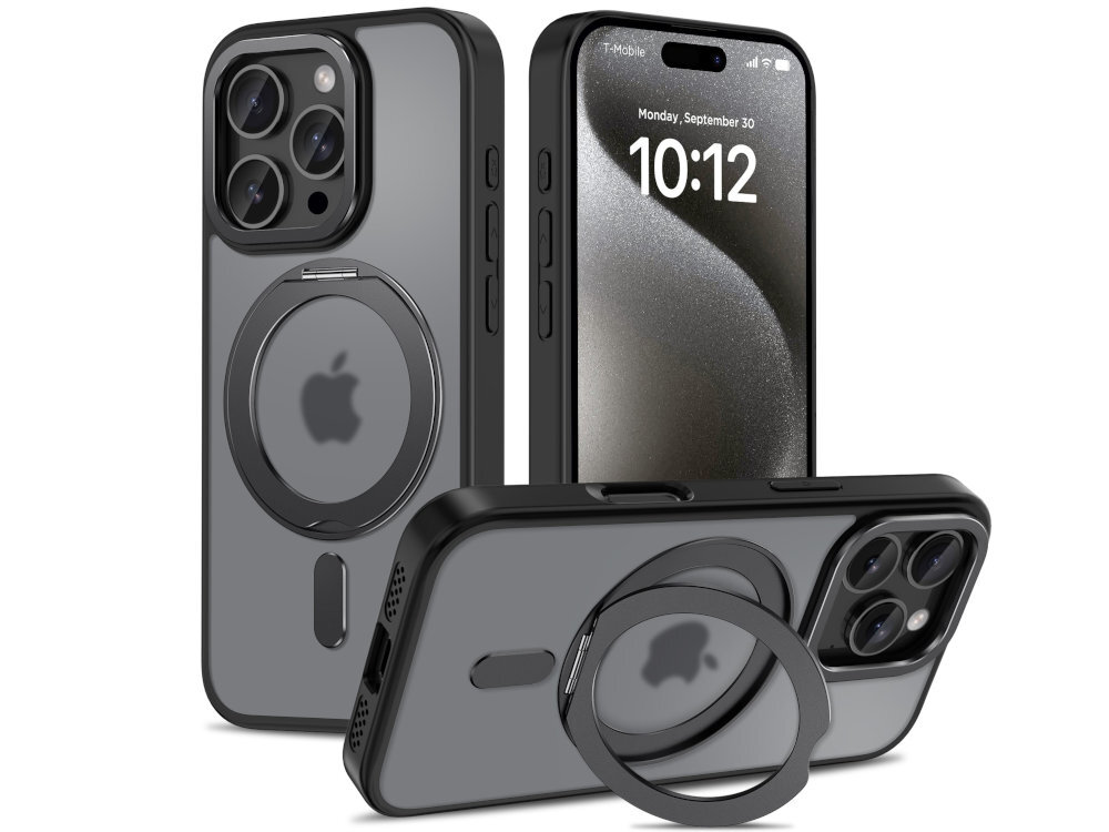 Etui TECH-PROTECT AirStand360 MagSafe etui założone na telefon iPhone 16 Pro