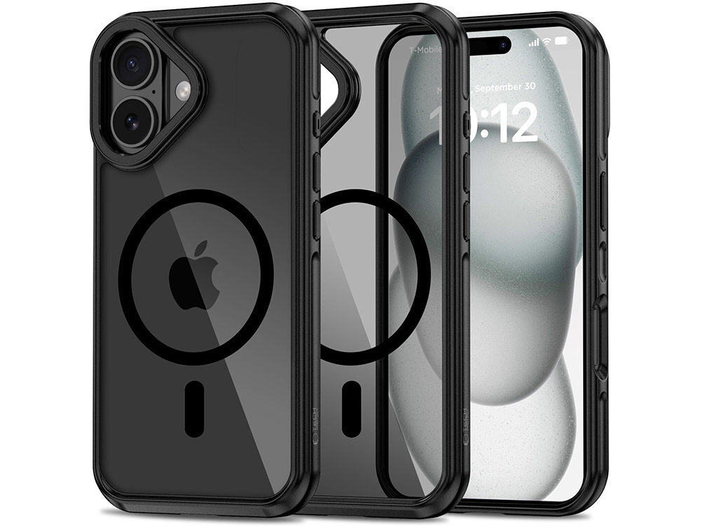 Etui TECH-PROTECT AirHybrid przezroczyste etui założone na telefon iPhone 16