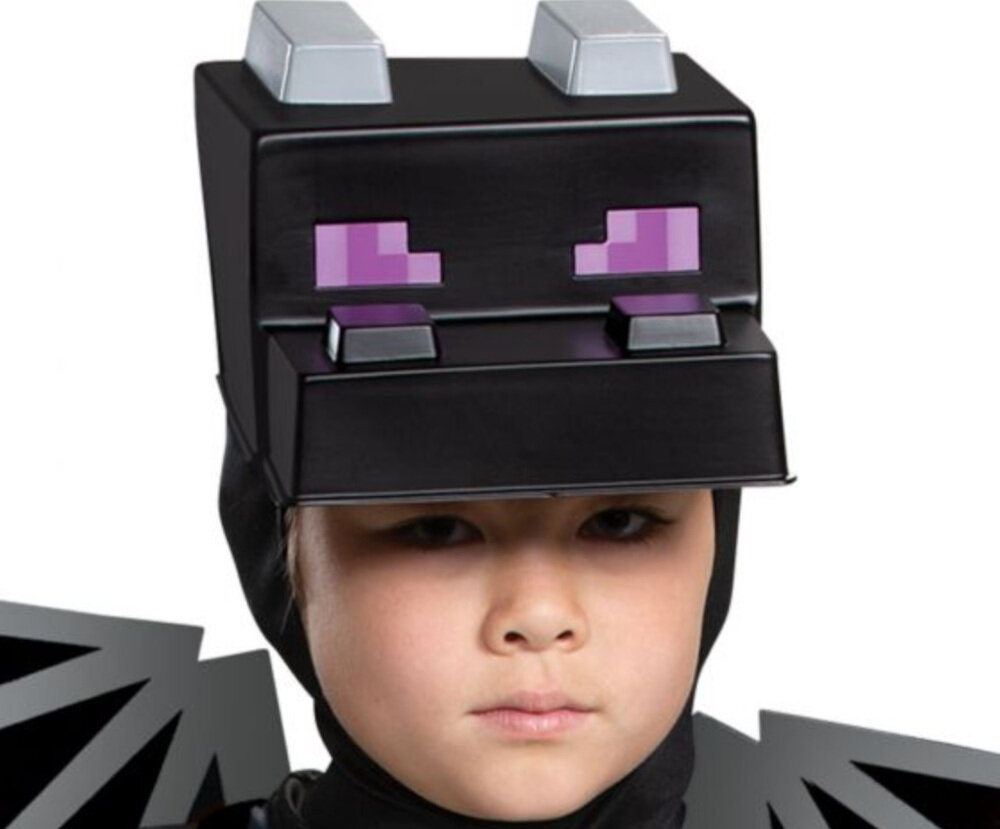 Strój karnawałowy DISGUISE Minecraft Smok Kresu 110-122 cm Zabawa w znanym świecie  inspirowany grą Minecraft Motyw Smoka Kresu  angażuje się w zabawę tematyczną, rozwija wyobraźnię 