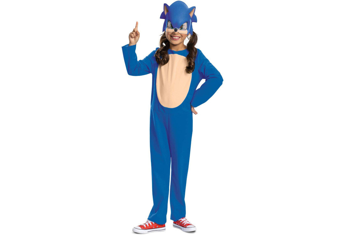 Strój karnawałowy DISGUISE Jeż Sonic 110-122 cmZestaw gotowy do zabawy strój maska