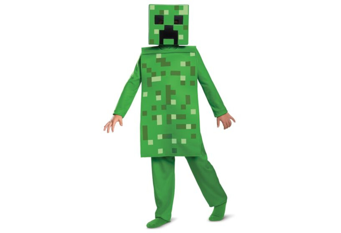 Strój karnawałowy DISGUISE Minecraft Creeper 134-146 cm Swoboda ruchu w zabawie z motywem Creepera rozwija wyobraźnię i kreatywność Luźny krój