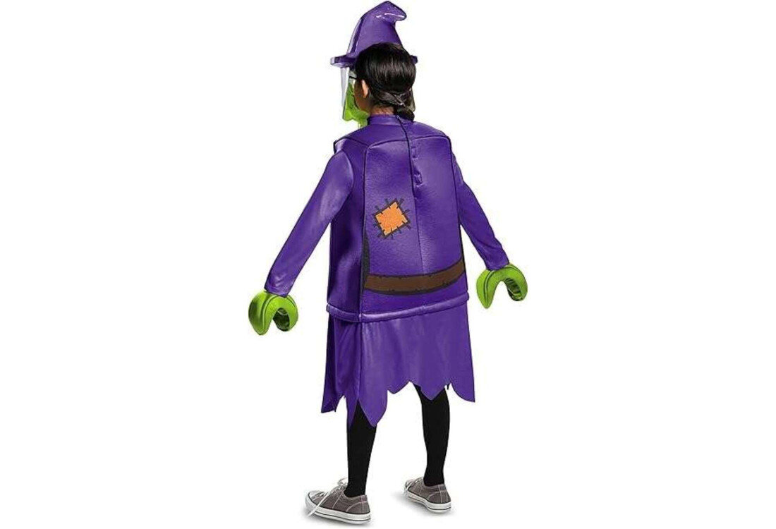  Strój karnawałowy DISGUISE Lego Wiedźma 125-135 cm Dopasowanie do wzrostu wzrost zakres dopasowanie
