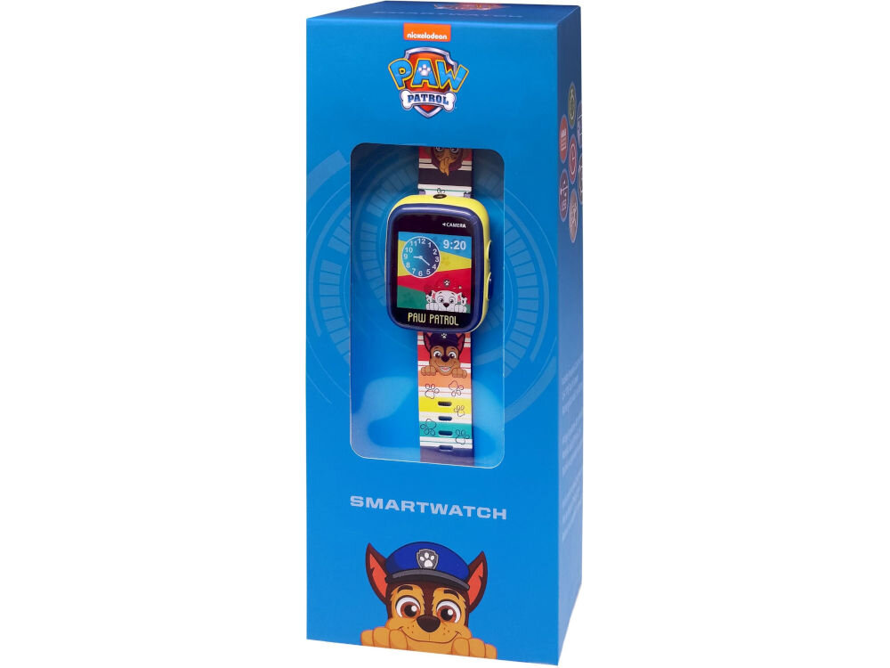 Smartwatch KIDS EUROSWAN Psi patrol PW19836 centrum rozrywki i nauki Ryder i jego drużyna dla małego fana pokazuje godzinę mnóstwo rozrywki bawić się uczyć zabawka pełna funkcji ulubieni bohaterowie
