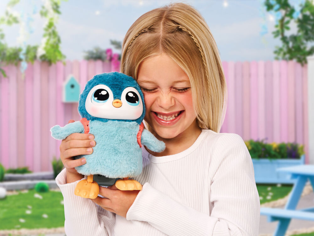 Zabawka interaktywna COBI Little Live Pets Chodzący Pingwinek Kiwaczek 2 tryby dźwięki reakcje muzyka