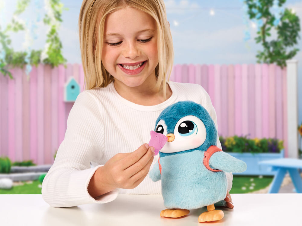 Zabawka interaktywna COBI Little Live Pets Chodzący Pingwinek Kiwaczek 2 tryby dźwięki reakcje muzyka
