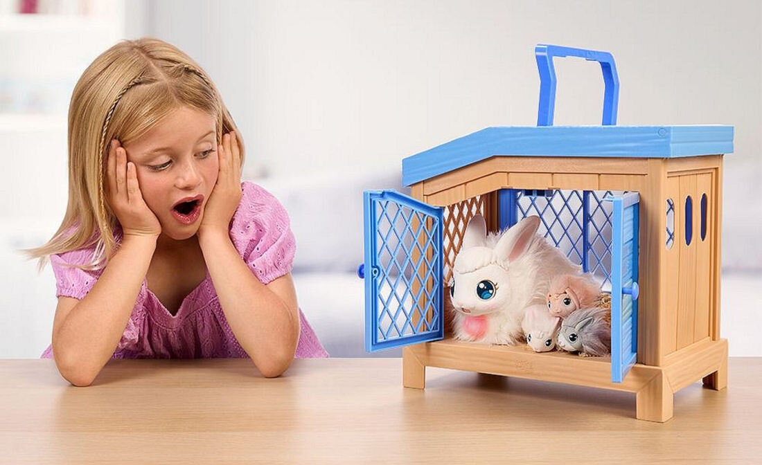 Zabawka interaktywna COBI Little Live Pets Mama Surprise Króliki MO-26593