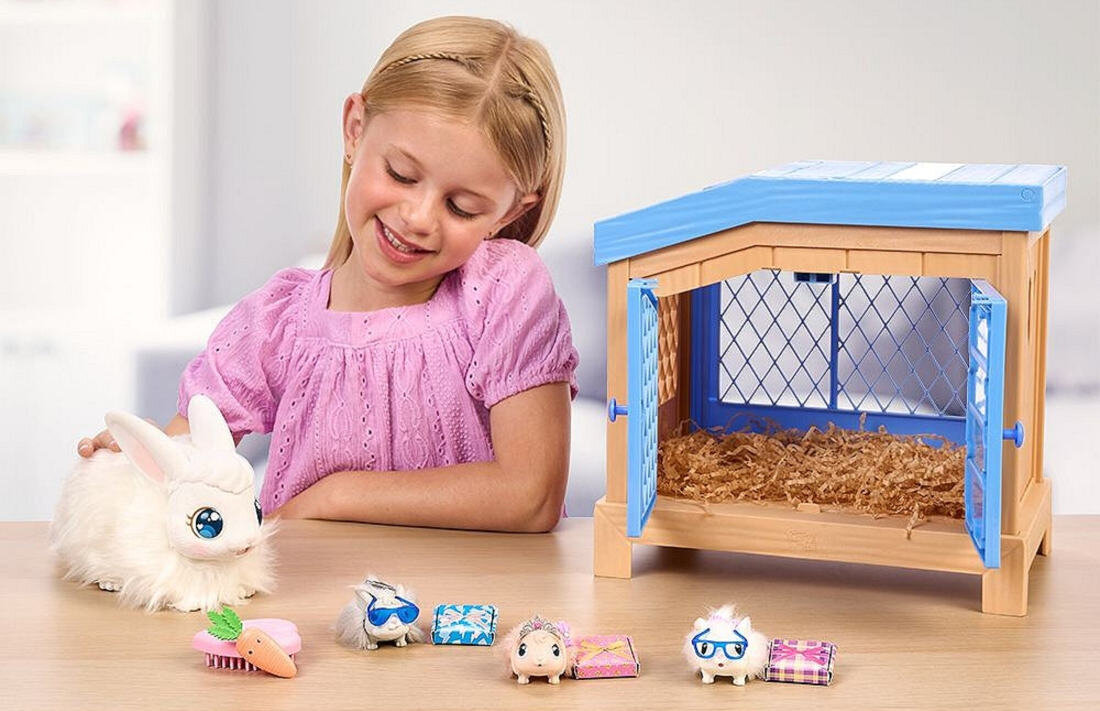 Zabawka interaktywna COBI Little Live Pets Mama Surprise Króliki MO-26593 Interaktywna zabawa opieka zwierzęta prezent wiek