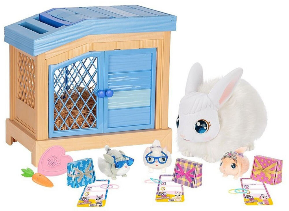 Zabawka interaktywna COBI Little Live Pets Mama Surprise Króliki MO-26593 zestaw akcesoria komplet wyposazenie