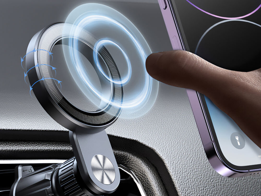 Uchwyt na telefon GÖTZE & JENSEN CH450 Magsystem magnes neodymowy N52 kompatybilny z MagSafe