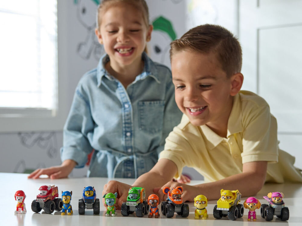 Zestaw pojazdów SPIN MASTER Psi Patrol 6070169 pojazdy Psiego Patrolu figurki wieża dowodzenia