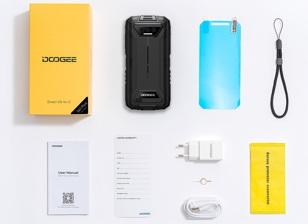 Smartfon DOOGEE S41 Plus zestaw