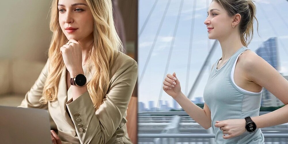 Smartwatch MIBRO Lite 3 Pro Zielony całodobowy pomiar tętna, monitor stresu, lepsze dane przy mniejszym zużyciu energii, funkcja zdrowia kobiet