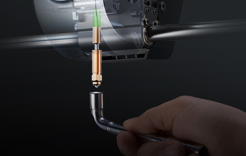 Creality Ender-3 V3 metalową konstrukcję odlewanymi ciśnieniowo częściami Suwnica i podstawa dokładność osi Z bezpośrednie wytłaczanie do 1000 godzin Grzałka ceramiczna o mocy 60 W