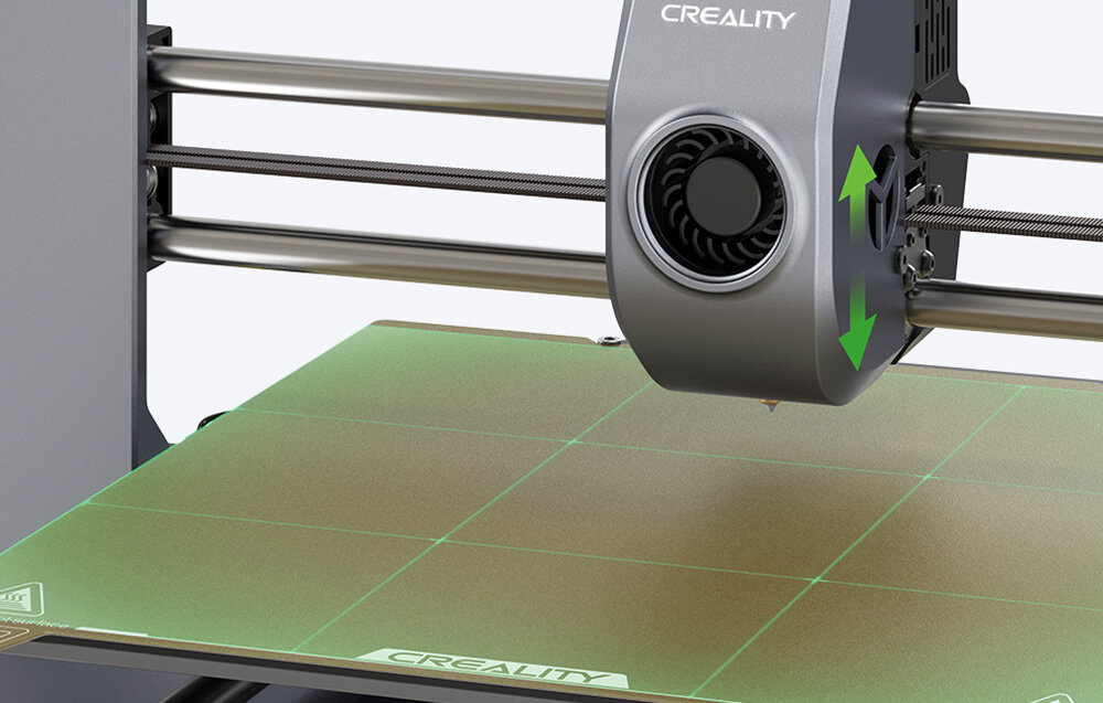 Creality Ender-3 V3 automatyczne wykrywanie poziomu i kalibrację 4,3-calowy kolorowy ekran dotykowy HD monitorowanie procesu drukowania, podgląd modeli i kontrolę temperatury system operacyjny Windows i Mac OS