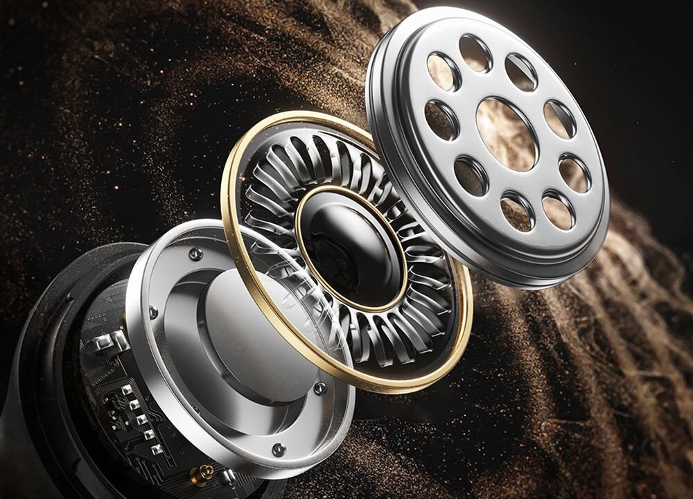 Słuchawki AWEI TP97 Bluetooth jakość dźwięku 32 ohm 20Hz-20kHz, przekrój Słuchawki