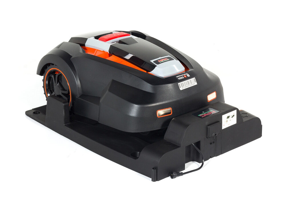 Robot koszący NAC RLM1500G2-NG wydajny akumulator litowo-jonowy pojemności czas pacy stacja dokująca czas ładowania
