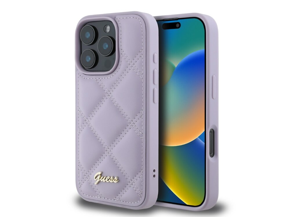 Etui GUESS Quilted Metal Logo
            etui case pokrowiec plecki