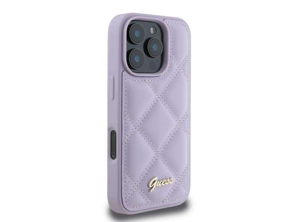 Etui GUESS Quilted Metal Logo
            przeszycia metal luksus design