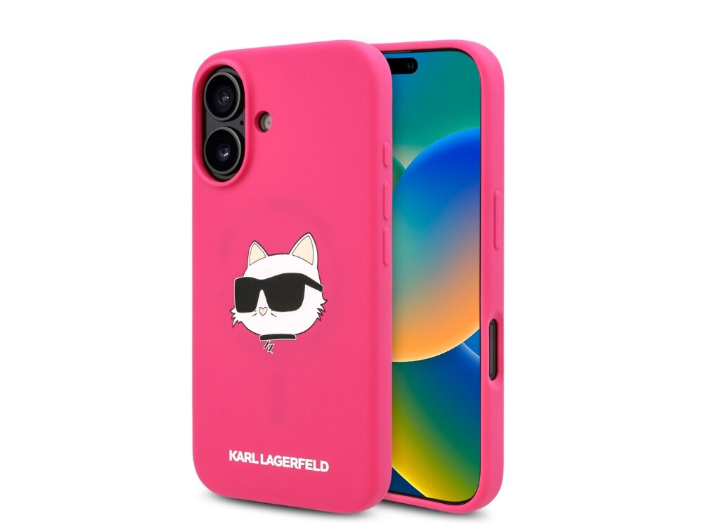 Etui KARL LAGERFELD Silicone Choupette Head Print MagSafe Design z nutą energii ochrona trwałe połączenie silikon TPU pierścień Magnetyczny wygodne ładowanie bezprzewodowe Kompatybilność z akcesoriami praktyczny wybór precyzyjne wycięcia szybkie ładowanie Wzmocnione krawędzie precyzyjnie dopasowane Elastyczność materiałów łatwe zdejmowanie zakładanie