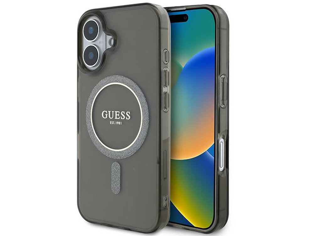 Etui Guess IML Glitter Circle MagSafe
                pokrowiec case etui