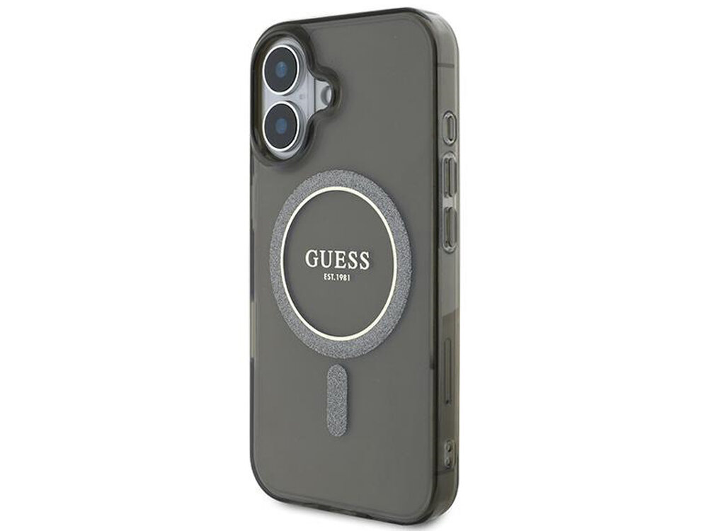 Etui Guess IML Glitter Circle MagSafe
                rozwiązania design elegancja funkcjonalność magsafe tył etui pod kątem