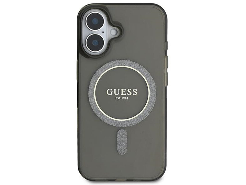 Etui Guess IML Glitter Circle MagSafe
                boki montaż krawędzie zabezpieczenie tył etui