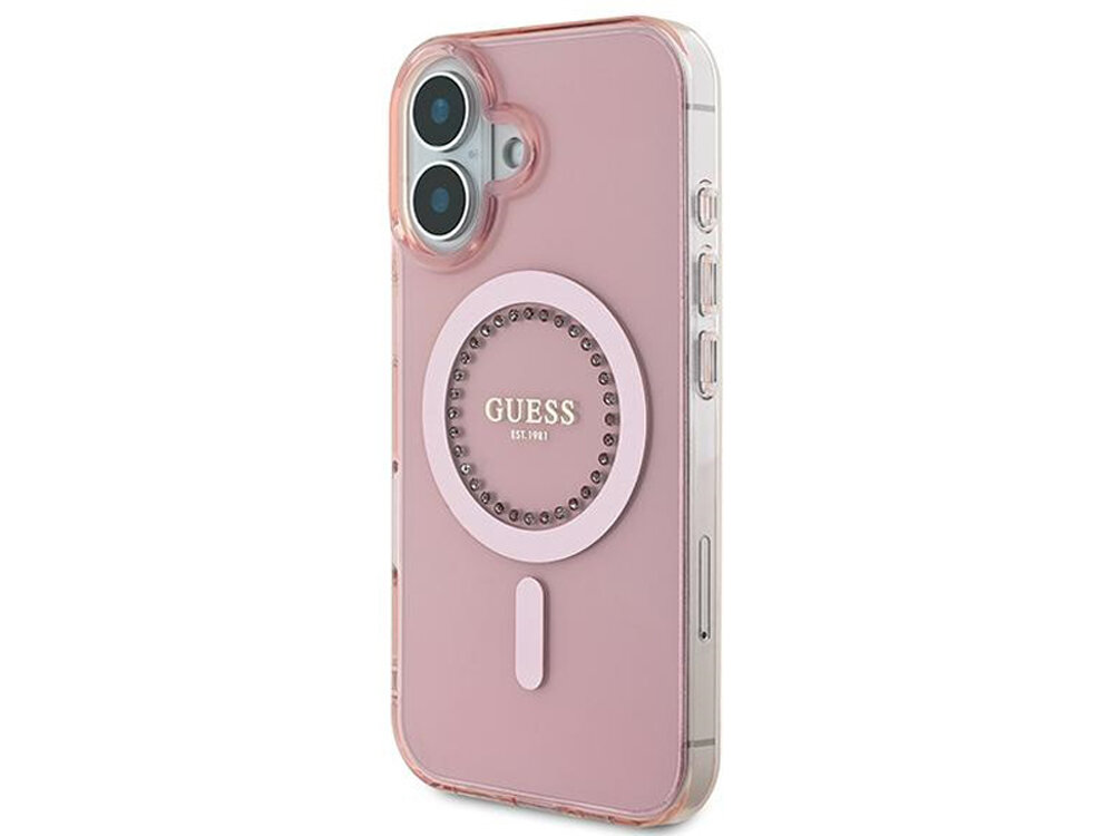 Etui GUESS IML Rhinestones MagSafe
                rozwiązania design elegancja funkcjonalność magsafe ładowanie