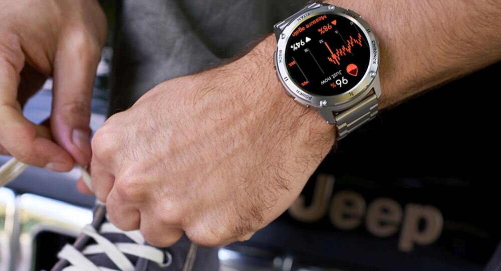 Smartwatch MAXCOM FW110 Titan Chronos monitoring zdrowie 24/7