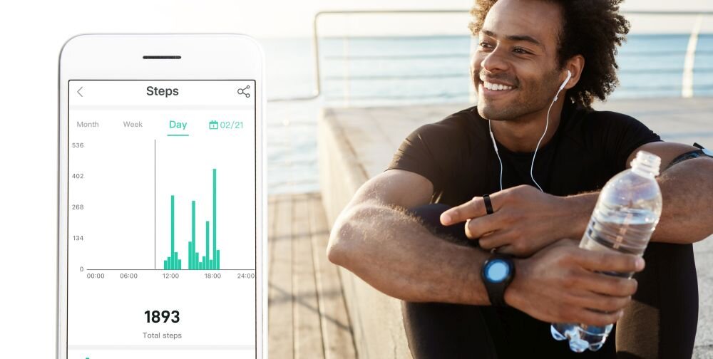SMARTRING BEMI REVO aplikacja kroki smart health dzienna aktywność
