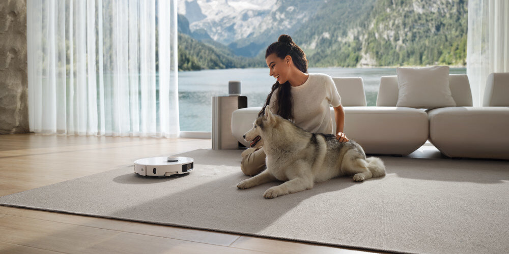 Robot sprzątający DREAME L40 Ultra unoszenie moc ochrona dywany wykładziny dwa tryby Suction Boost Intensive Carpet Cleaning