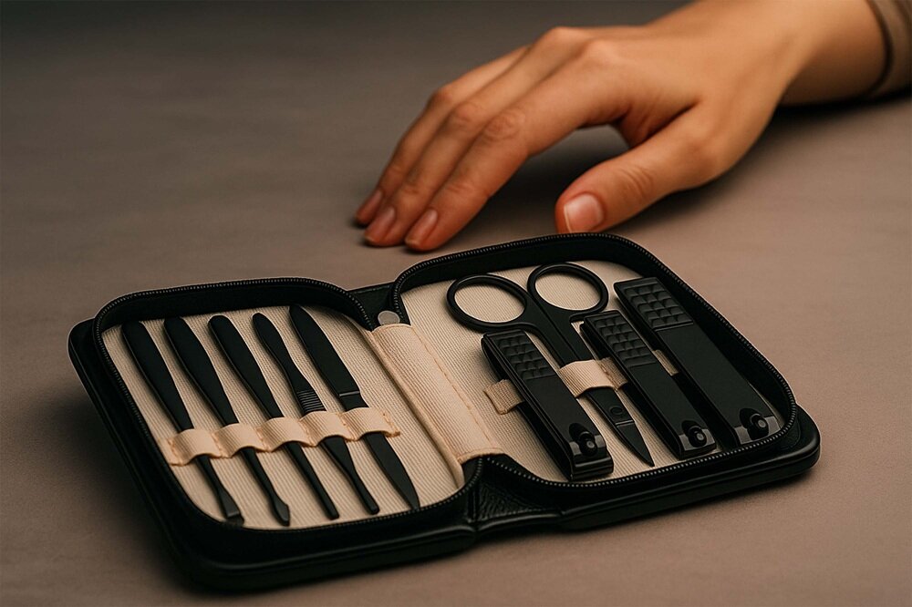 estaw do paznokci BEAUTIFLY Naiil Care Kit niezbędne akcesoria, do pielęgnacji paznokci, łatwe użytkowanie