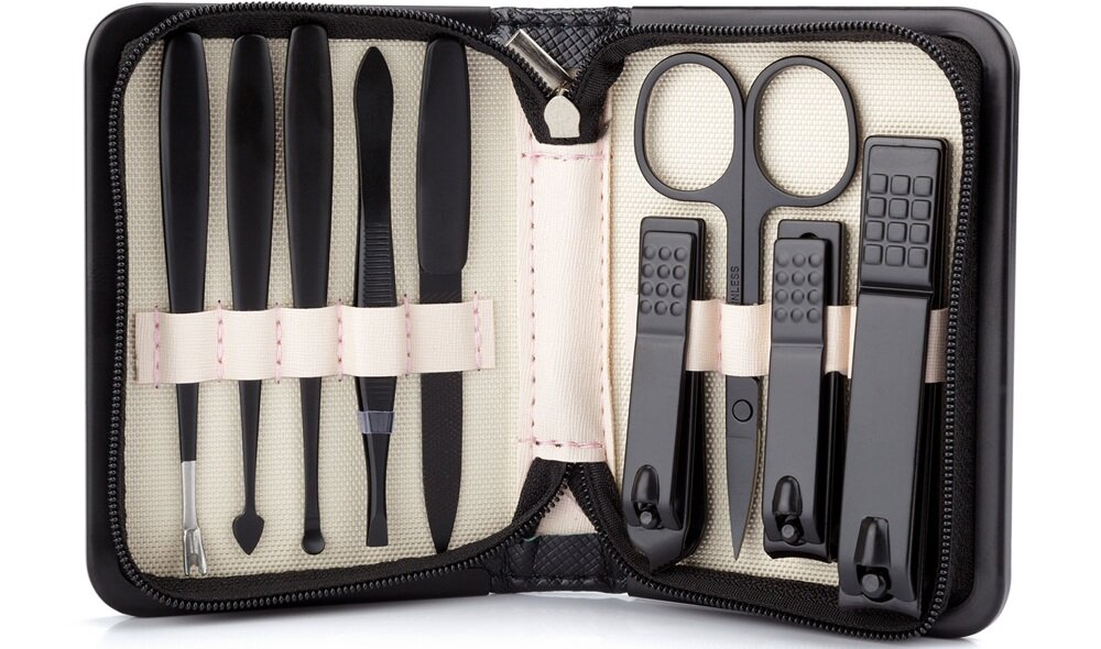 estaw do paznokci BEAUTIFLY Naiil Care Kit łatwe do czyszczenia, odporność na korozję, stal nierdzewna, powierzchnia antypoślizgowa