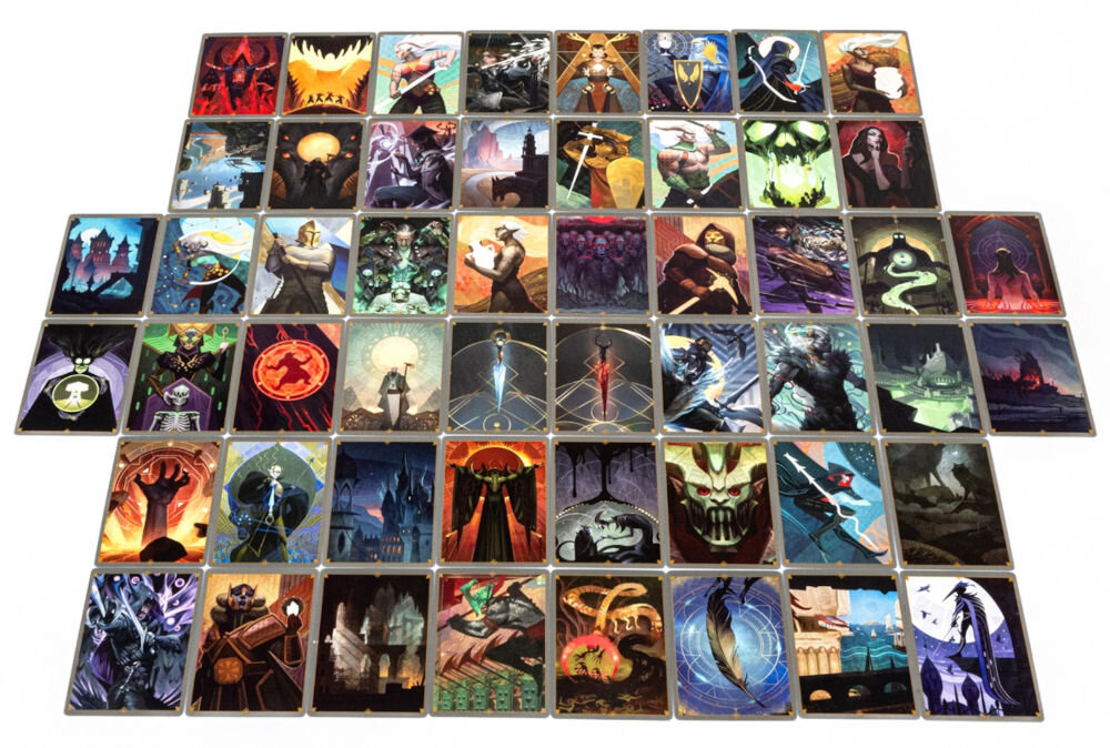 Dragon Age: Straż Zasłony Edycja Kolekcjonerska 52 kolorowe karty w stylu tarota z ilustracjami z gry