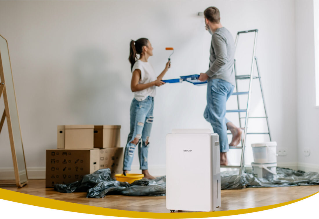 Osuszacz SHARP UD-P164P-W Tryby pracy tryb automatyczny PRZYCISKI PANEL STEROWANIA