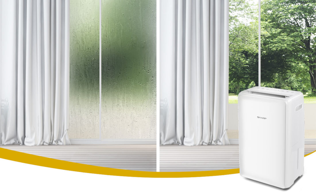 Osuszacz SHARP UD-P164P-W Doskonała funkcjonalność Tryb SWING ruchoma prowadnica regulacja prędkości wentylatora wydajność Funkcja automatycznego odszraniania automatyczne wyłączenie sygnalizacja