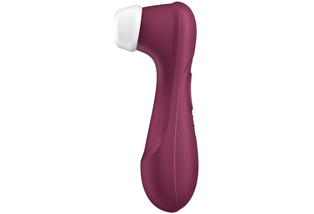 SATISFYER PRO 2 GENERATION 3 Masażer Łechtaczki Bezdotykowy z Wibracją Czerwony system sterowania ergonomiczny kształt miękka nakładka medyczny silikon otulenie łechtaczki maksymalny komfort
