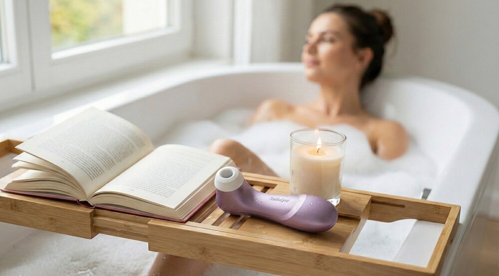 ATISFYER PRO 2 GENERATION 2 Masażer Łechtaczki Bezdotykowy z Wibracją Różowy Łatwe czyszczenie ładowanie higiena Magnetyczny kabel akumulator litowo-jonowy czas pracy