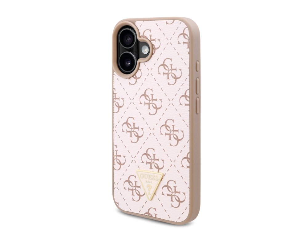 Etui GUESS New 4G Triangle
            design geometria logo plecki pod kątem