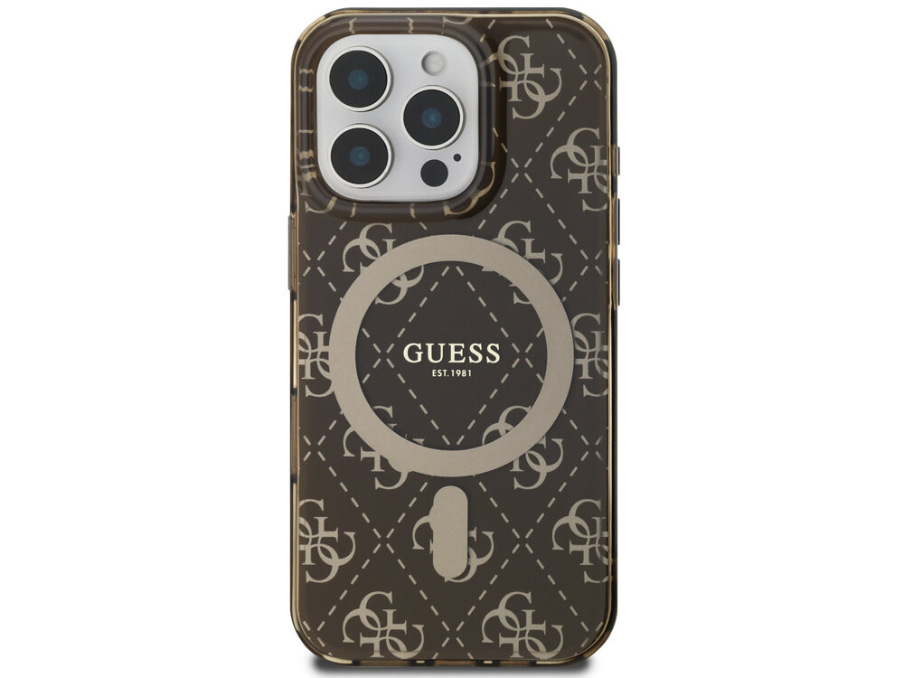 Etui Guess IML 4G Background MagSafe
                boki montaż krawędzie zabezpieczenie